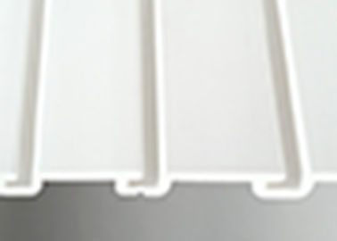 Putih Toko Dinding Panel / Slat Walling Panel Untuk Laundry Room