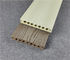 Beige Colorable WPC Wood Decking High Fire-resistance