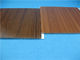 Natural Red Oak Wood Finish Panel Ceiling PVC Untuk Dekorasi Interior, 250mm * 5mm