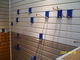 Perlengkapan Tampilan Panel PVC Slatwall, Panel Penyimpanan Dinding Untuk Toko