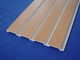 Plastik Taupe 4x8 Pvc Slatwall / Panel Dinding Bilah Putih Untuk Rak