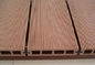 Papan komposit komposit WPC berongga yang kuat / lantai kayu