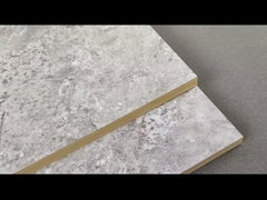 Panel dinding komposit tahan air tahan cuaca dengan permukaan datar