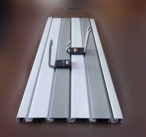 Putih Abu-abu PVC Panel Tampilan Garage Dinding DIY Sistem Vinyl Halus