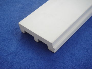 Papan Skirting Plastik Putih Dekoratif, Alas PVC Mothproof 126mm * 32mm