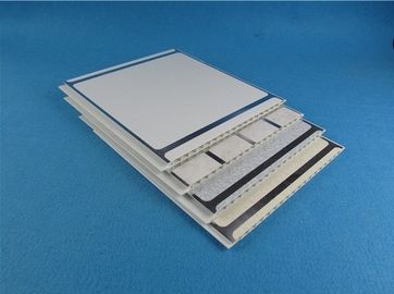 55% - Panel Dinding UPVC 80%, penggunaan dalam ruangan Papan Penutup PVC dengan Tepi Perak