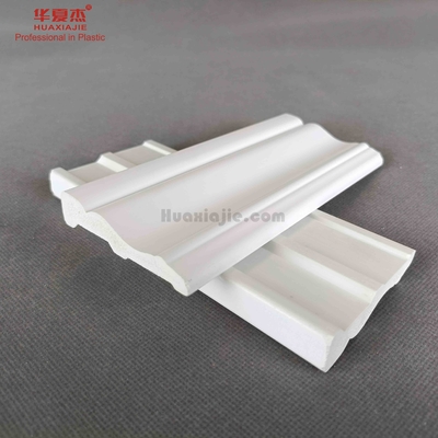 Putih Tahan Air PVC Trim Moulding Dekorasi Pintu Interior Untuk Kamar