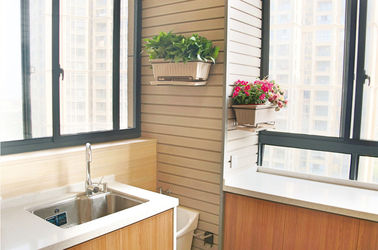 Dekorasi Dinding Dapur Meliputi WPC Wall Cladding Sertifikasi SGS Untuk Kamar Mandi