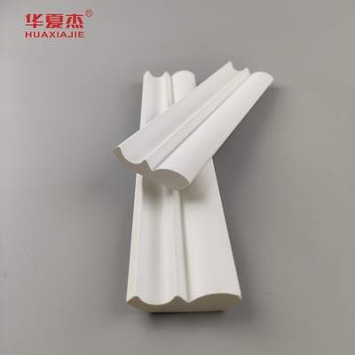 Kualitas tinggi 25/64 x1-39/64 crown pvc molding putih waterproof pvc profil interior bangunan dekorasi