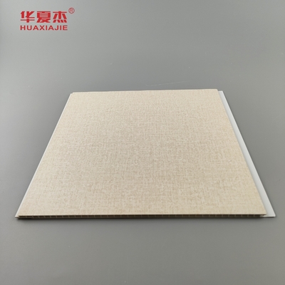 Desain baru laminasi panel dinding pvc 250x5mm panel langit-langit kayu biji dekorasi dalam dan luar