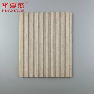 Panel dinding wpc kayu paling laris panel dinding pvc bergelombang panel dinding tahan air wpc untuk dekorasi interior