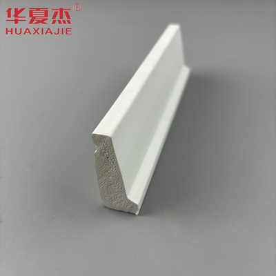 Pvc tahan lama skirting waterproof shingle cetakan vinil putih 12ft pvc cetakan dekorasi dalam ruangan