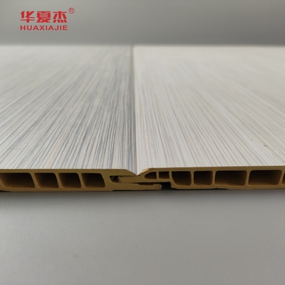 600x9mm kayu plastik komposit Wpc panel dinding luar Mudah Untuk memasang Dan pemeliharaan rendah