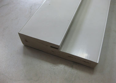 Putih Solid Daur Ulang Kusen Pintu Dan Jendela PVC Molding Busa Tahan Air