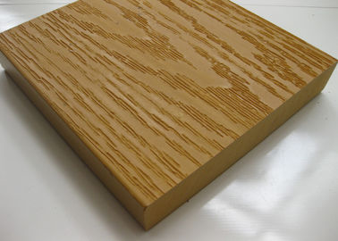 Kayu Plastik padat Composite WPC Decking / Flooring Dewan Anti - Slip