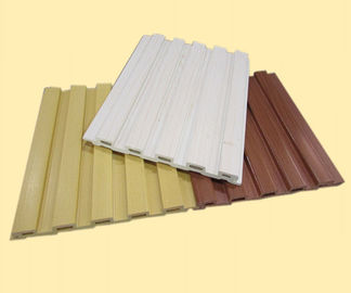 Harga yang bagus Wood Plastic Composite Wpc Wall Cladding Empat Alur Yang Bisa Tahan on line