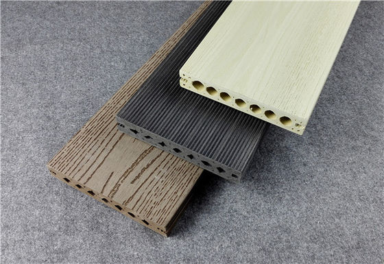 Harga yang bagus Lantai plastik kayu komposit berongga co-ekstrusi DIY Deck Tiles On line