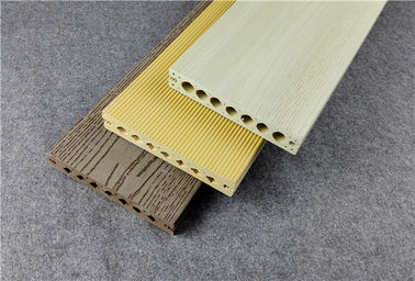 Harga yang bagus Beige Colorable WPC Wood Decking High Fire-resistance on line