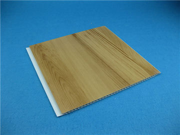 Harga yang bagus Panel Dinding UPVC isolasi Panel Dinding Dekoratif Tile Pola Kayu Untuk Dapur on line