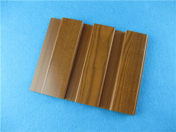 Harga yang bagus 198 * 16mm Panel Plafon WPC Langit-langit Dekoratif Tahan Lama Dengan Sertifikat CE & ISO on line