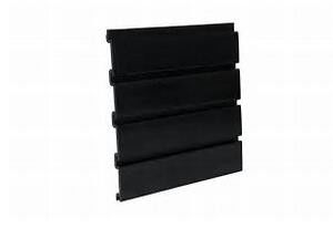 Harga yang bagus Panel Dinding Garasi hitam tahan air / Papan Slat PVC Tahan Lama PVC on line