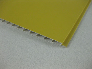 Harga yang bagus Panel Plafon PVC Laminasi Kuning, Panel Atap PVC Isolasi Panas on line