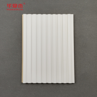 Harga yang bagus Pvc berkualitas tinggi panel dinding WPC desain putih untuk dekorasi dinding TV latar belakang on line