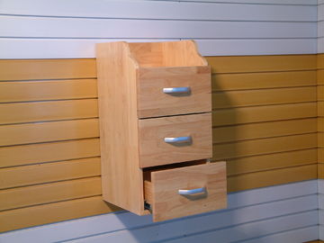 Harga yang bagus Panel Slatwall PVC Tahan Air Yang Kuat Untuk Garasi Dinding / Carport on line