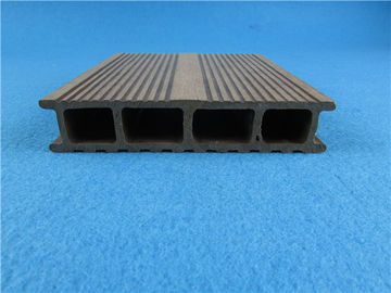 Harga yang bagus 2900mm Kayu Plastik WPC Decking Komposit Dengan Square Hollow ISO SGS on line