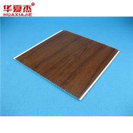 Harga yang bagus Pola Kayu gelap PVC Garasi Panel Langit-langit Untuk Dekorasi Interior SGS on line