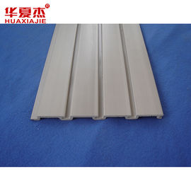 Harga yang bagus Panel Slatwall PVC Putih, Panel Papan WPC, Panel Dinding Garasi untuk Tampilan on line