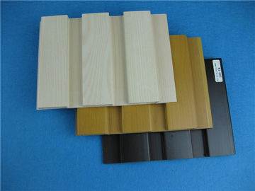 Harga yang bagus Kayu Warna-warni Terlihat Cladding Eksterior Cladding Dinding Plastik Kayu on line