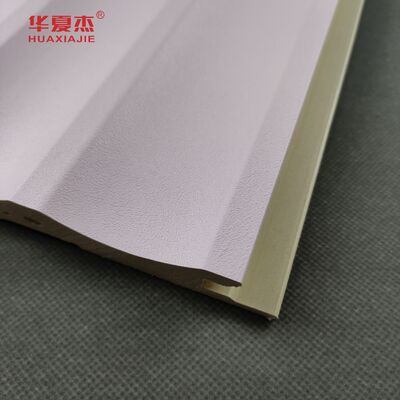 Harga yang bagus Panel dinding WPC berwarna merah muda berlapis U untuk dekorasi interior dan eksterior on line