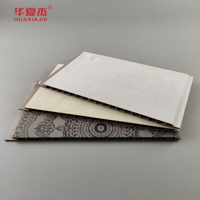 Harga yang bagus Panel Dinding PVC Tahan Air 250x8mm dengan Pemasangan Mudah untuk Interior Modern On line