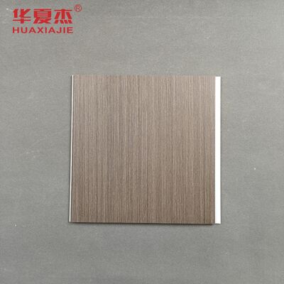 Harga yang bagus Panel Dinding PVC Tahan Air butiran kayu panel dinding laminasi desain dinding dalam ruangan pvc On line