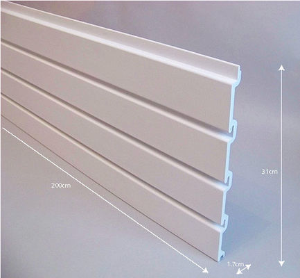 Harga yang bagus Putih Plastik Slat Garasi Dinding Panel Storage dengan Slat Dinding Hooks On line