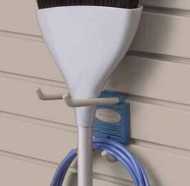 Harga yang bagus PVC Foam Slotted Garage Panel Dinding Plastik Slatwall Untuk Perlindungan UV on line