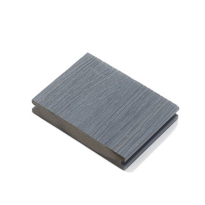 Harga yang bagus Co Extruded Wood Plastic Composite Decking Untuk Ruang Luar on line