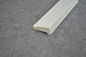 Putih Lantai PVC Potong Dewan Baseboard Moldings Waterproof Vinyl
