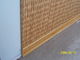 200 * 6mm WPC Wall Cladding / Wainscot Dengan Laminasi Dekoratif Untuk Kamar