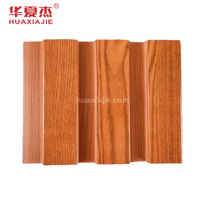 Kayu Butir Pvc Wpc Panel Dinding Interior Dekorasi Tahan Air Klasik Suasana Merah