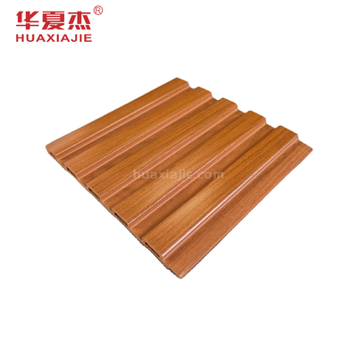 Co Extrusion Wood Grain Wpc Panel Dinding Dekorasi Interior Desain Baru