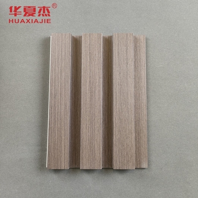 serat kayu Panel Dinding WPC Untuk Dekorasi Dinding Dalam / Luar Ruangan