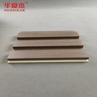 serat kayu Panel Dinding WPC Untuk Dekorasi Dinding Dalam / Luar Ruangan