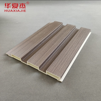 serat kayu Panel Dinding WPC Untuk Dekorasi Dinding Dalam / Luar Ruangan