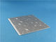 250mm 5mm Dekorasi Interior PVC Tiles Ceiling Perak Vinyl Panel