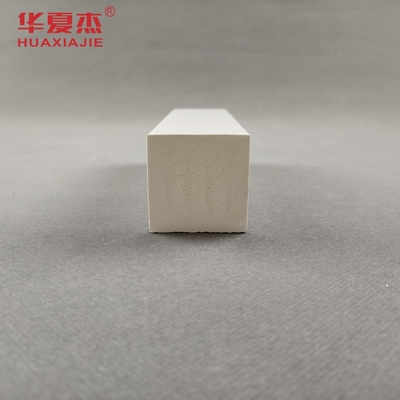 Penjualan Langsung papan trim disesuaikan vinil putih 38mm x 39mm profil dekorasi cetakan pvc dalam / luar ruangan