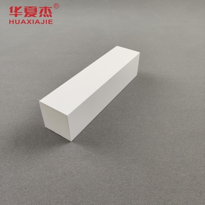 Penjualan Langsung papan trim disesuaikan vinil putih 38mm x 39mm profil dekorasi cetakan pvc dalam / luar ruangan