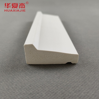 Grosir Tren Baru casing kolonial vinil putih 12ft papan skirting pvc bahan alas tiang pvc dekoratif