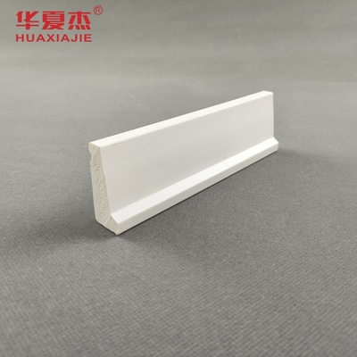 Grosir Tren Baru casing kolonial vinil putih 12ft papan skirting pvc bahan alas tiang pvc dekoratif